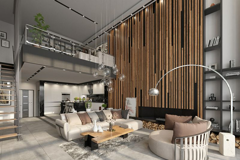 20 مدل خانه دوبلکس مدرن و شیک + مزایا و معایب خانه دوبلکس 17 دکوراسیون داخلی